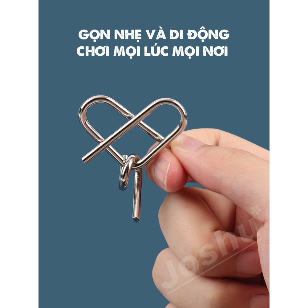 Combo 24 Móc Khóa Đồ Chơi IQ Phát Triển Trí Tuệ Cho Trẻ, Đồ Chơi Trí Tuệ Nhật Bản, Móc Khoá Tư Duy Thông Minh  – MK24