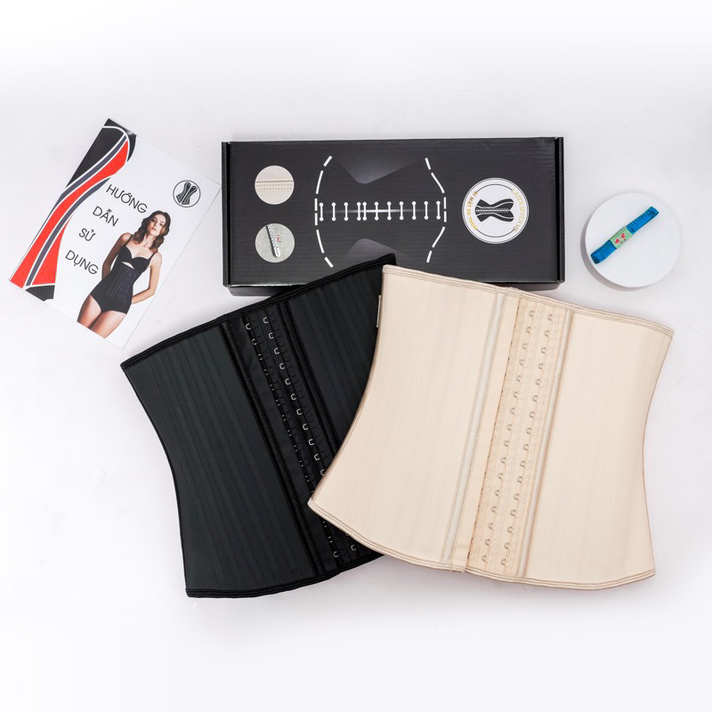 [TẶNG LÓT+ XƯƠNG TO BỀN+BẢO HÀNH 2 NĂM] Đai Nịt Bụng Latex 25 Xương gen nịt bụng Nhập Khẩu.