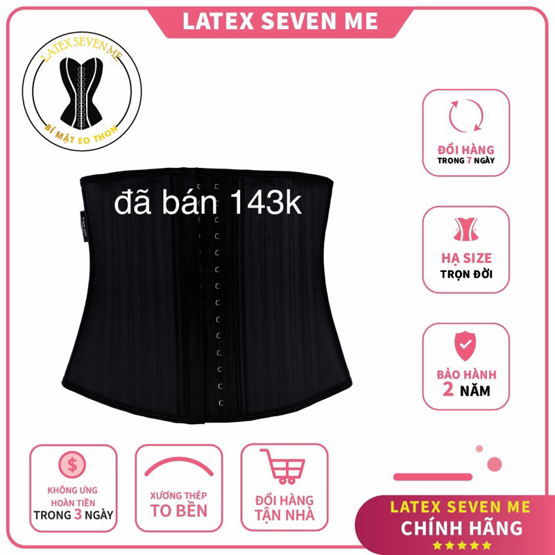 [TẶNG LÓT+ XƯƠNG TO BỀN+BẢO HÀNH 2 NĂM] Đai Nịt Bụng Latex 25 Xương gen nịt bụng Nhập Khẩu.