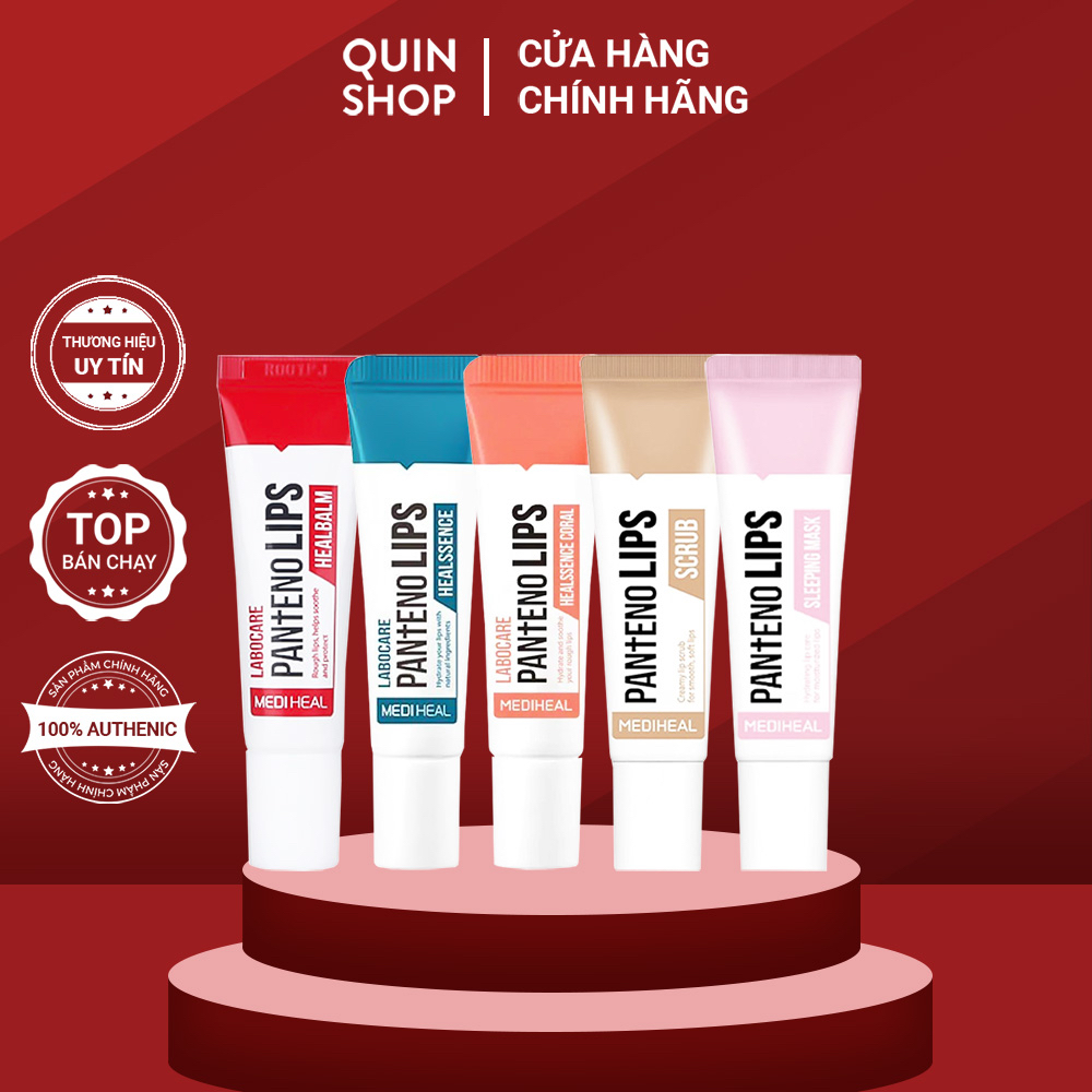 Son Dưỡng, Tẩy Da Chết Giảm Thâm Môi, Bong Tróc Mediheal Labocare Panteno Lips Healbalm