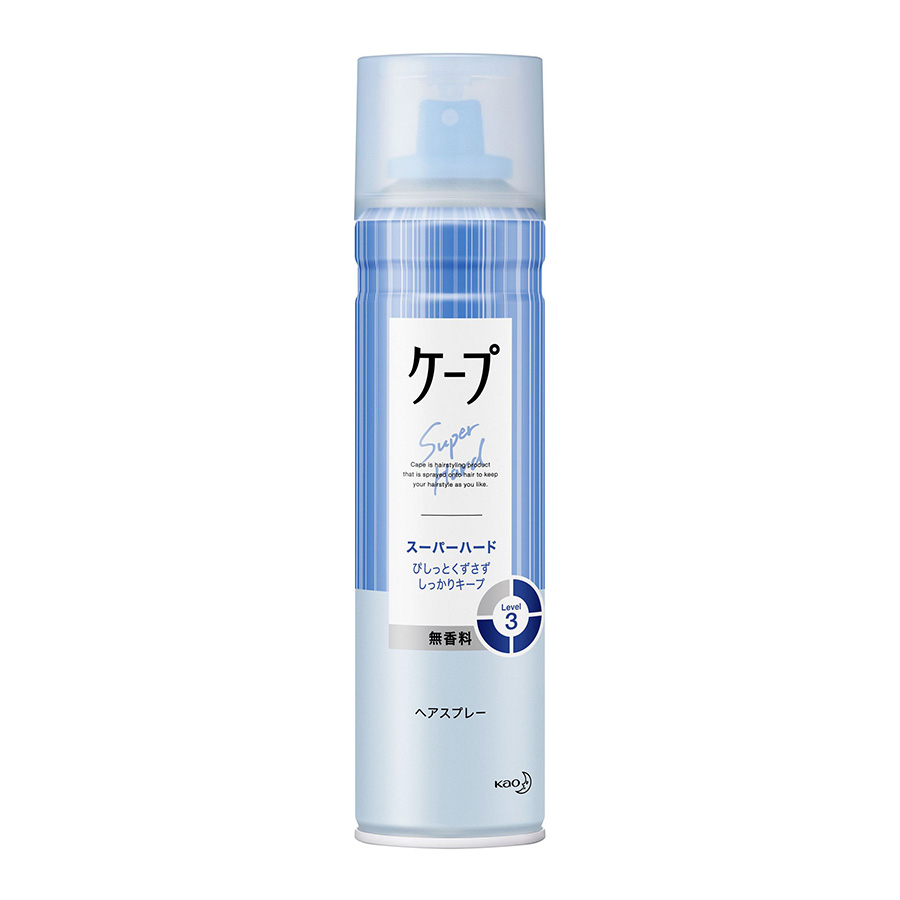 Gôm Xịt Tóc Tạo Kiểu, Giữ Nếp Tóc Kepu Kao không mùi 180g – Nội địa Nhật