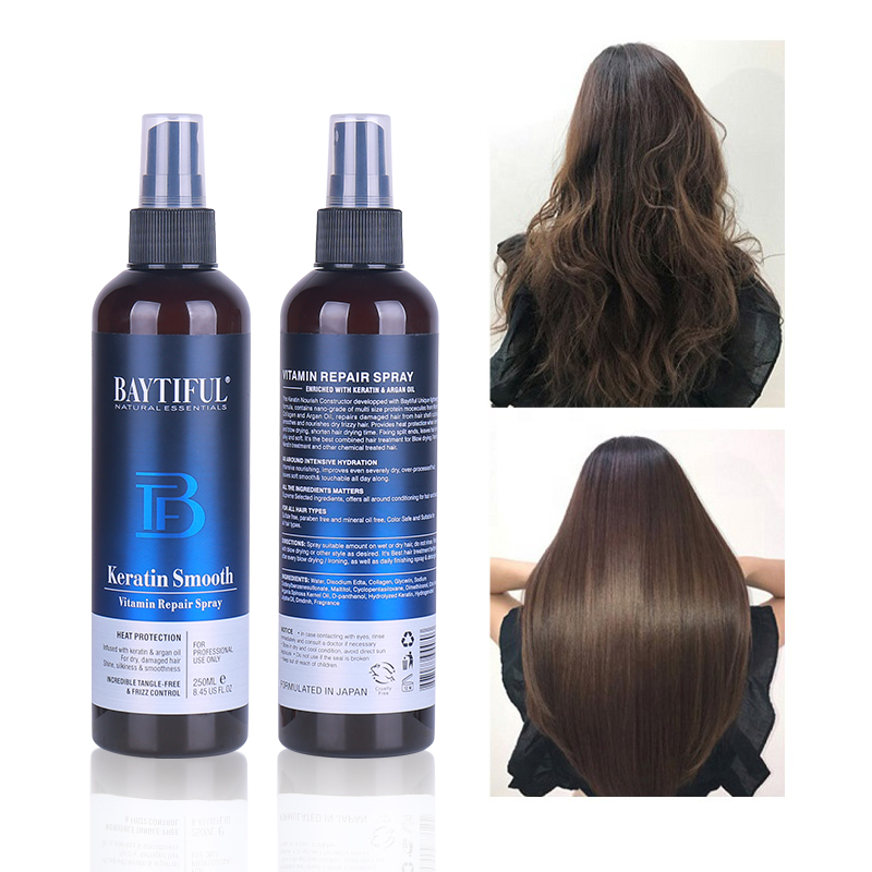 Xịt dưỡng tóc collagen sịt keratin mượt tóc tinh chất chăm sóc tóc nhuộm uốn khô xơ hư tổn xoăn Baytiful Repair Spray