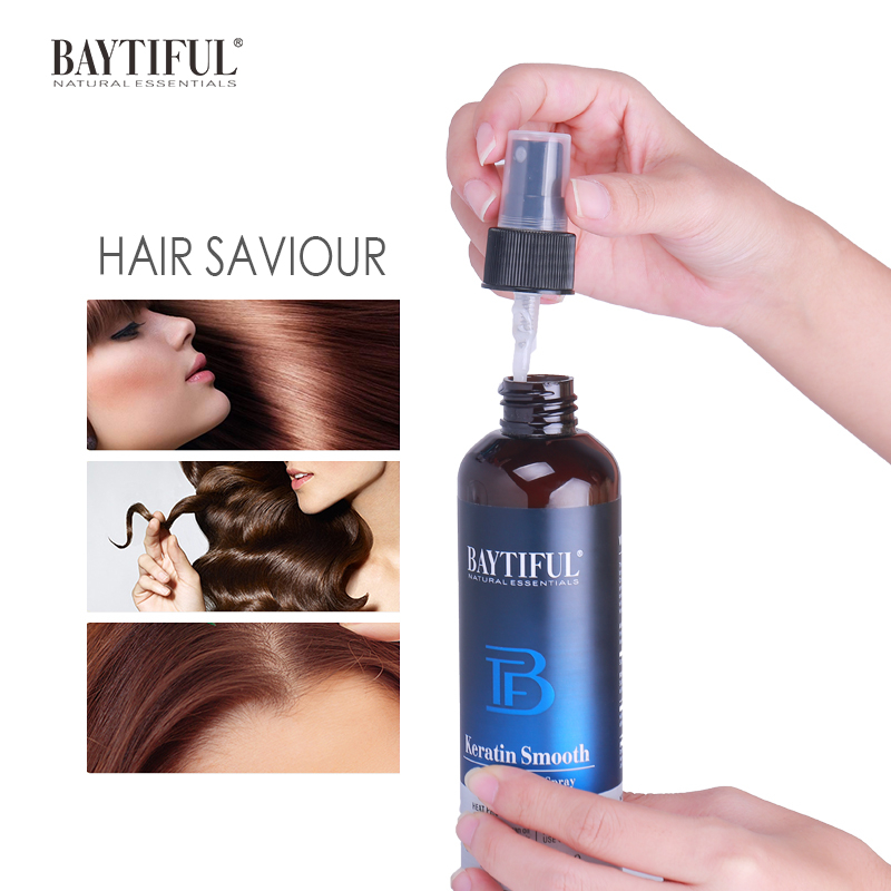 Xịt dưỡng tóc collagen sịt keratin mượt tóc tinh chất chăm sóc tóc nhuộm uốn khô xơ hư tổn xoăn Baytiful Repair Spray