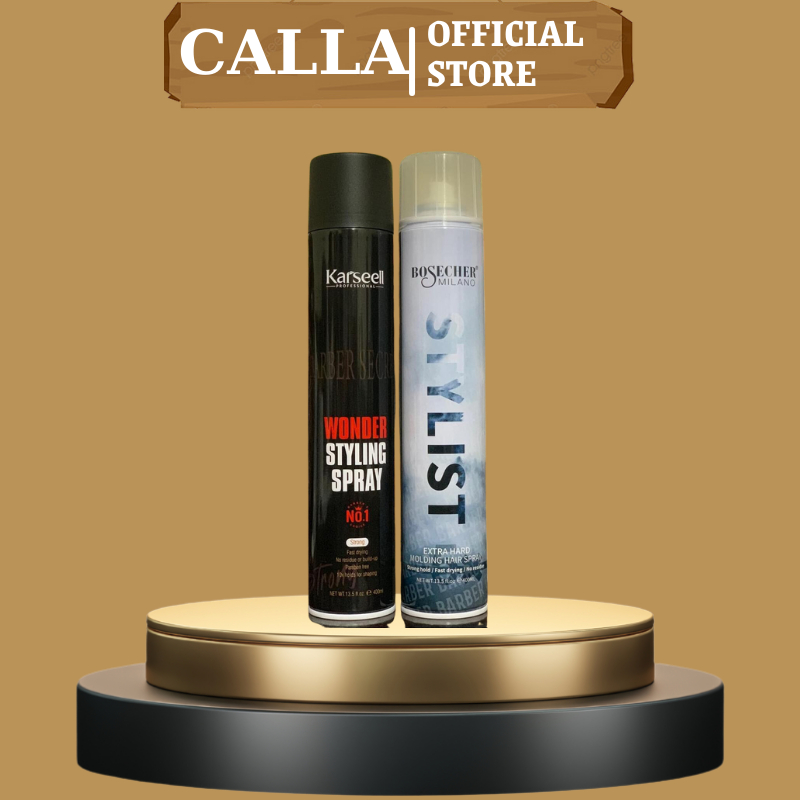 Gôm Xịt Tóc KARSEELL MACCA 400ML Giữ Nếp Tạo Kiểu Tóc Nam Nữ Chuẩn Salon Hương Nước Hoa | Calla Official