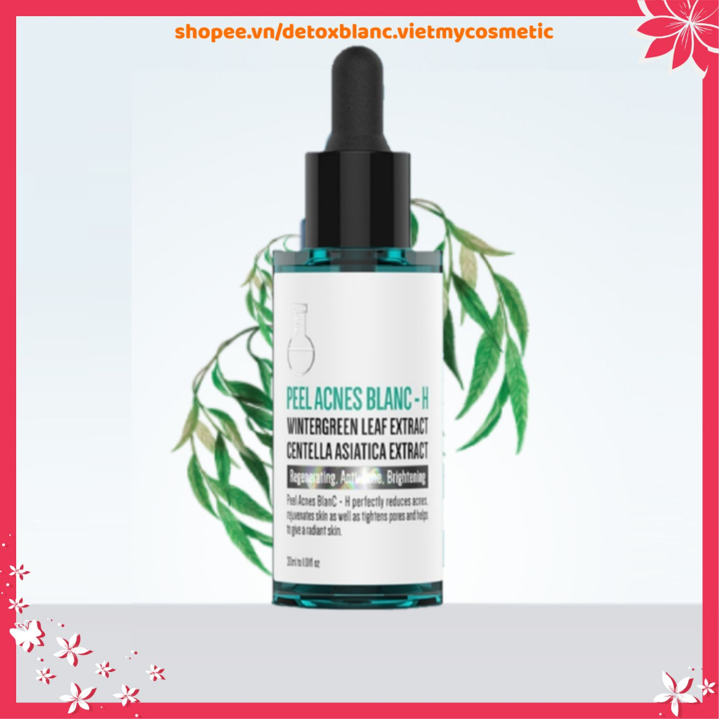 ???Tinh chất loại bỏ mụn thâm phục hồi dưỡng trắng da Peel acnes H detox blanc???