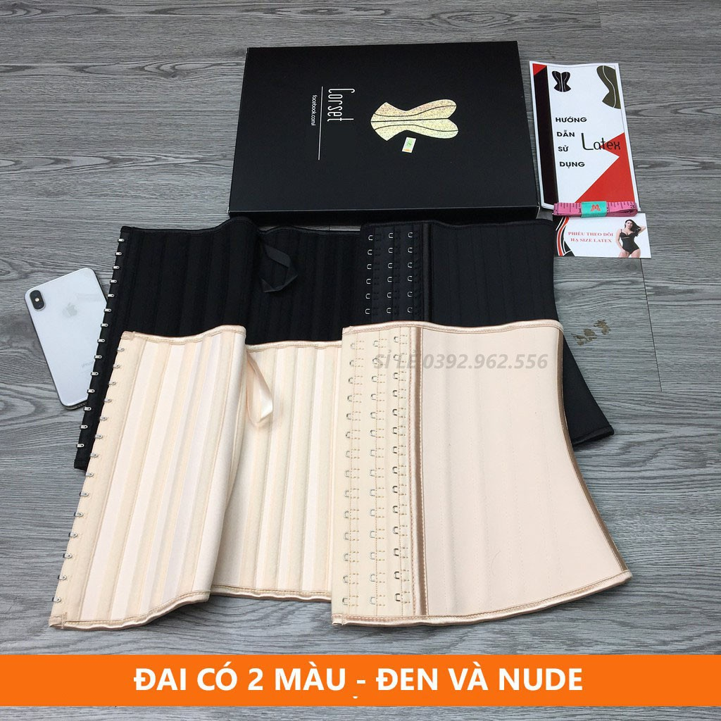 Đai Nịt Bụng 25 Xương Không Lộ Viền ( TẶNG THƯỚC DÂY )
