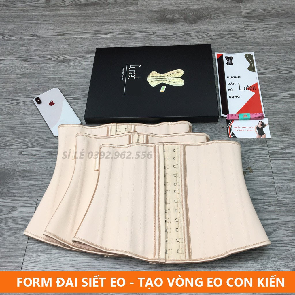 Đai Nịt Bụng 25 Xương Không Lộ Viền ( TẶNG THƯỚC DÂY )