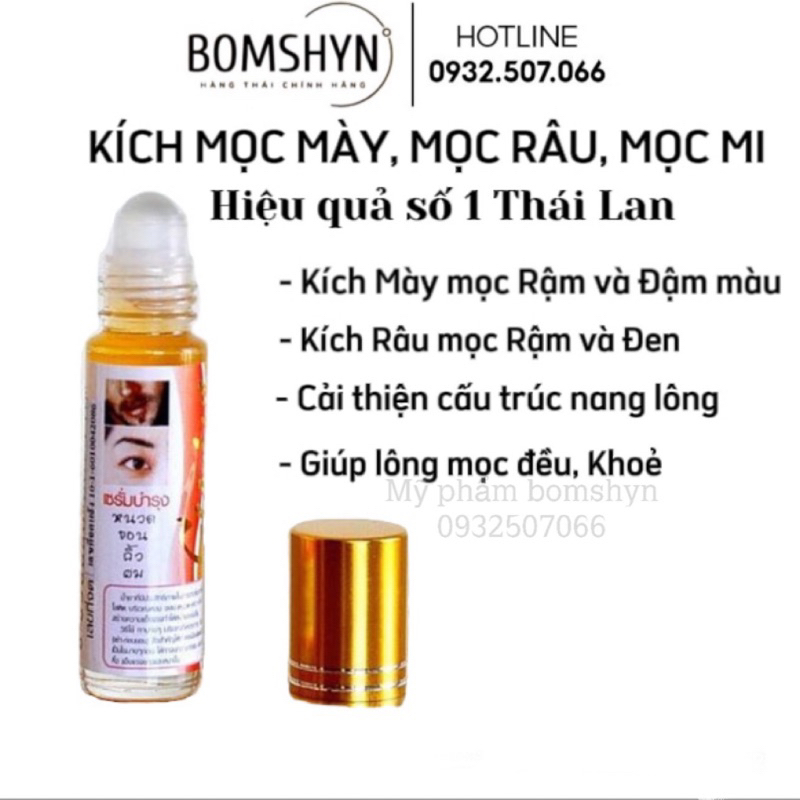 Serum kích mọc Mày, mọc Mi mọc Tóc, mọc Râu GENIVE Thái lan chính hãng