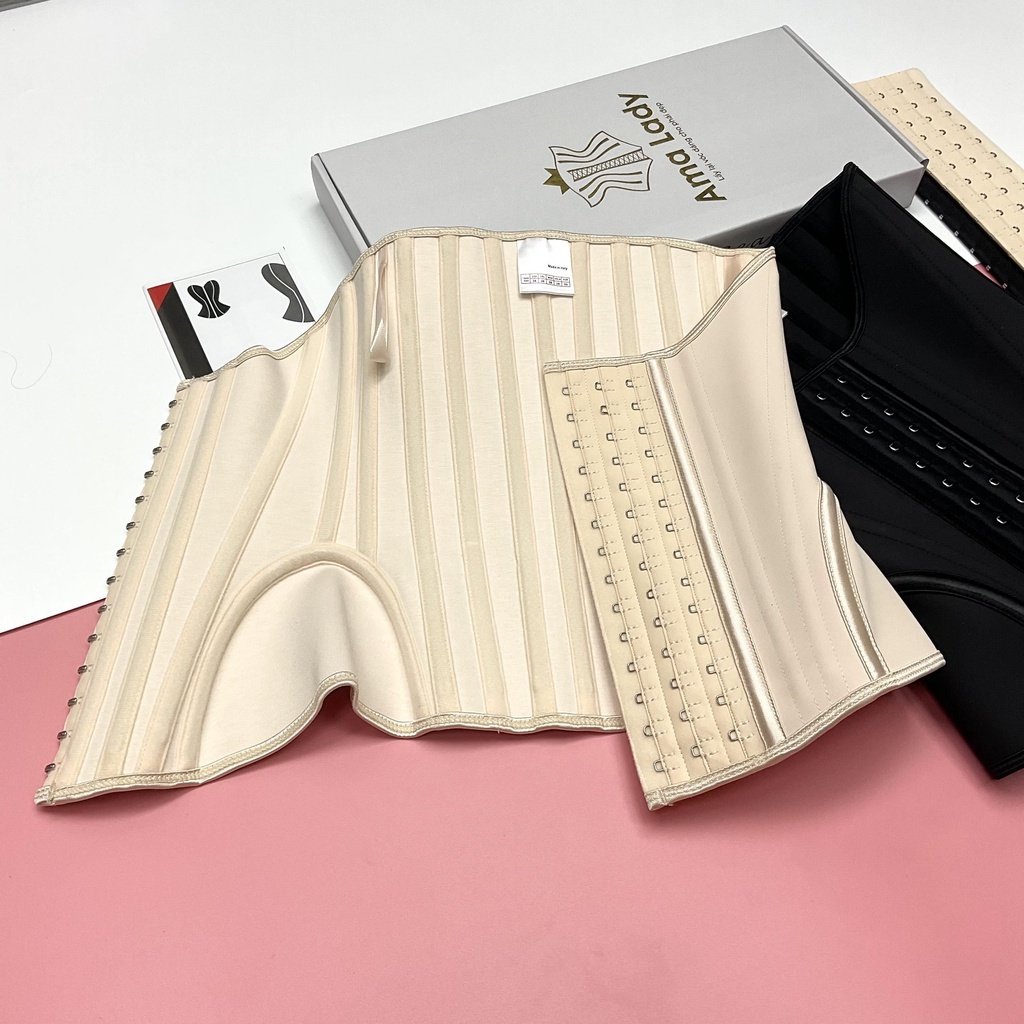 Đai Nịt Bụng Latex Che Mỡ Lưng ĐẶC ( TẶNG Lót Liner + Thanh Nối )