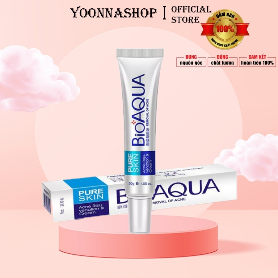 [SIÊU HOT] Kem dưỡng da MỤN trắng da BIOAQUA CỰC TỐT – Kem Lành Mụn Nội Địa Trung B33
