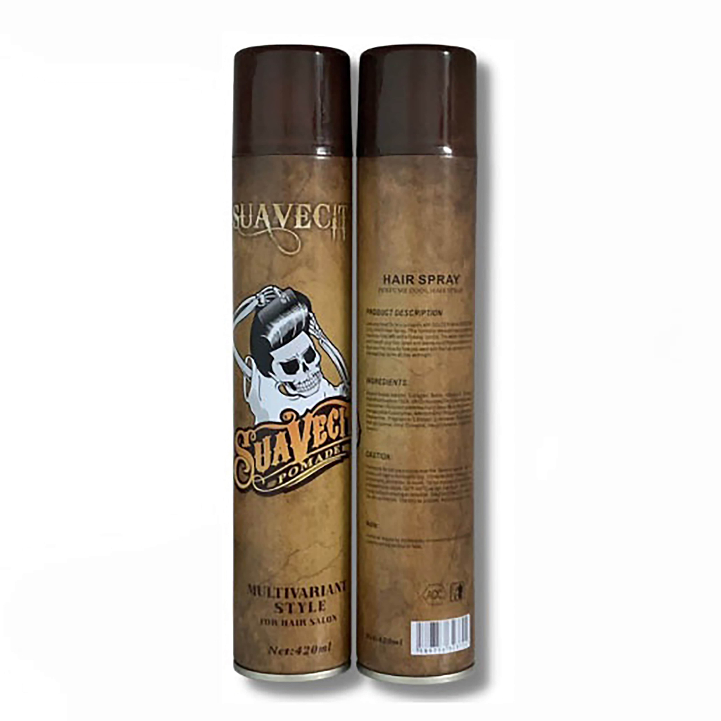 Gôm Xịt Tóc SUAVECITO 420ml – Gôm Xịt Tóc Nam Tạo Kiểu Giữ Nếp Tóc 24h, Keo Xịt Tóc Bản Đặc Biệt Cực Thơm, Dễ Sử Dụng