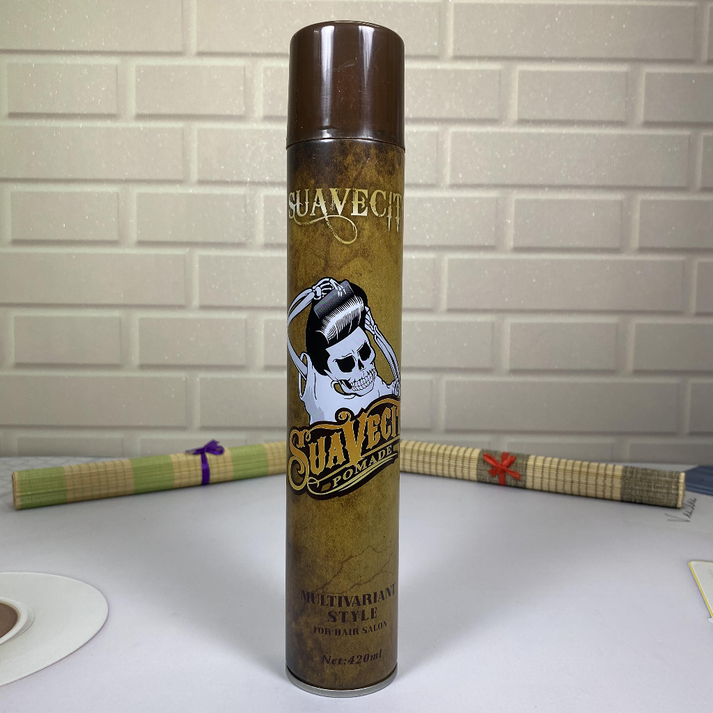 Gôm Xịt Tóc SUAVECITO 420ml – Gôm Xịt Tóc Nam Tạo Kiểu Giữ Nếp Tóc 24h, Keo Xịt Tóc Bản Đặc Biệt Cực Thơm, Dễ Sử Dụng