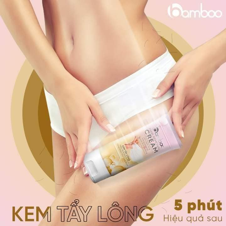 Kem Tẩy Lông BamBoo Sạch Lông Hiệu Quả Sáng Da 60ml