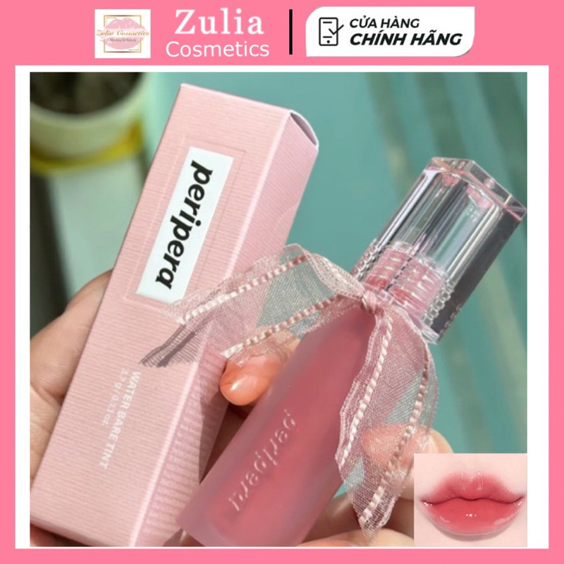 Son Tint Bóng Peripera Bare Water Tint Ink 3.8g xinh xắn Hàn quốc