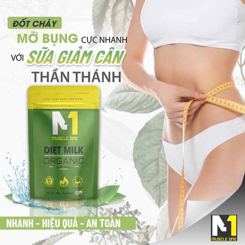 Sữa giảm cân, hiệu quả an toàn cấp tốc DIET MILK ORGANIC