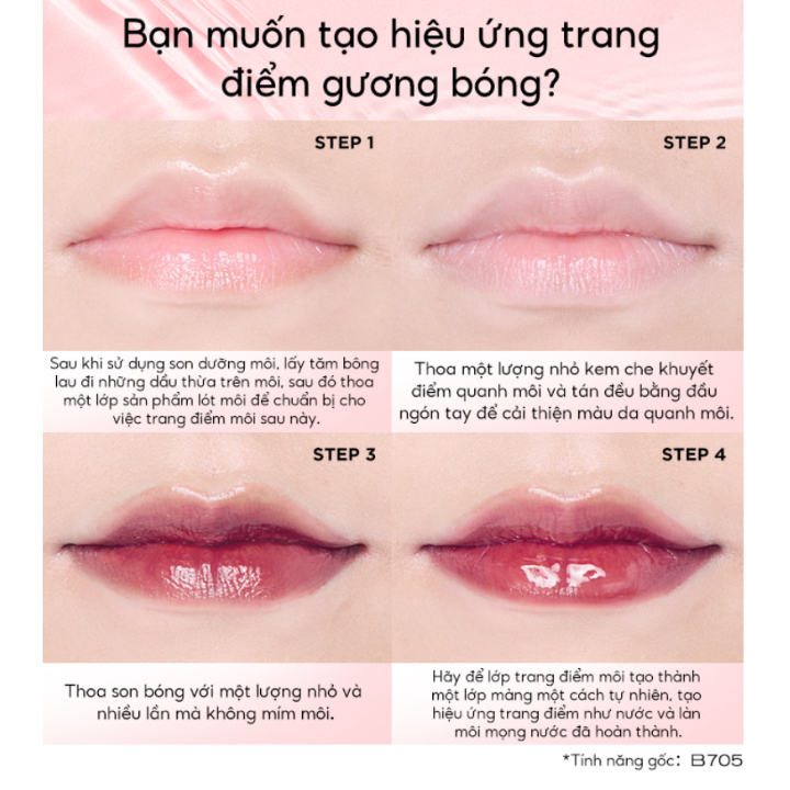 Son Tint Bóng Colorkey Glasting Water Tint Phiên Bản Nâng Cấp, Son Bóng Dạng Lỏng Lâu Trôi, Màu Sắc Trẻ Trung 1,7g