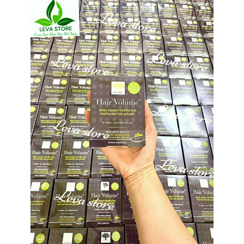 ✔️️️[Hàng Chính Hãng] Viên uống Biotin kích thích mọc tóc HairVolume, nhanh mọc tóc con, giảm gãy rụng tóc( Hair Volume)