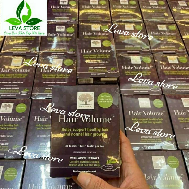 ✔️️️[Hàng Chính Hãng] Viên uống Biotin kích thích mọc tóc HairVolume, nhanh mọc tóc con, giảm gãy rụng tóc( Hair Volume)