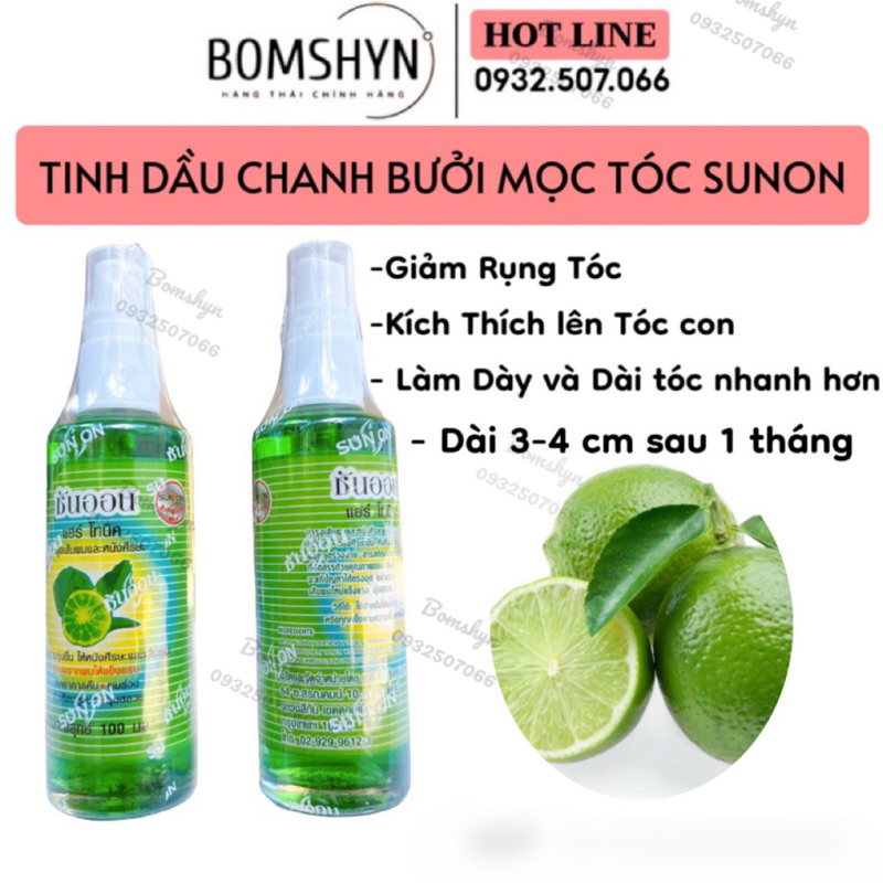 Tinh dầu bưởi xịt kích thích mọc tóc thái lan SUNON 1 chai