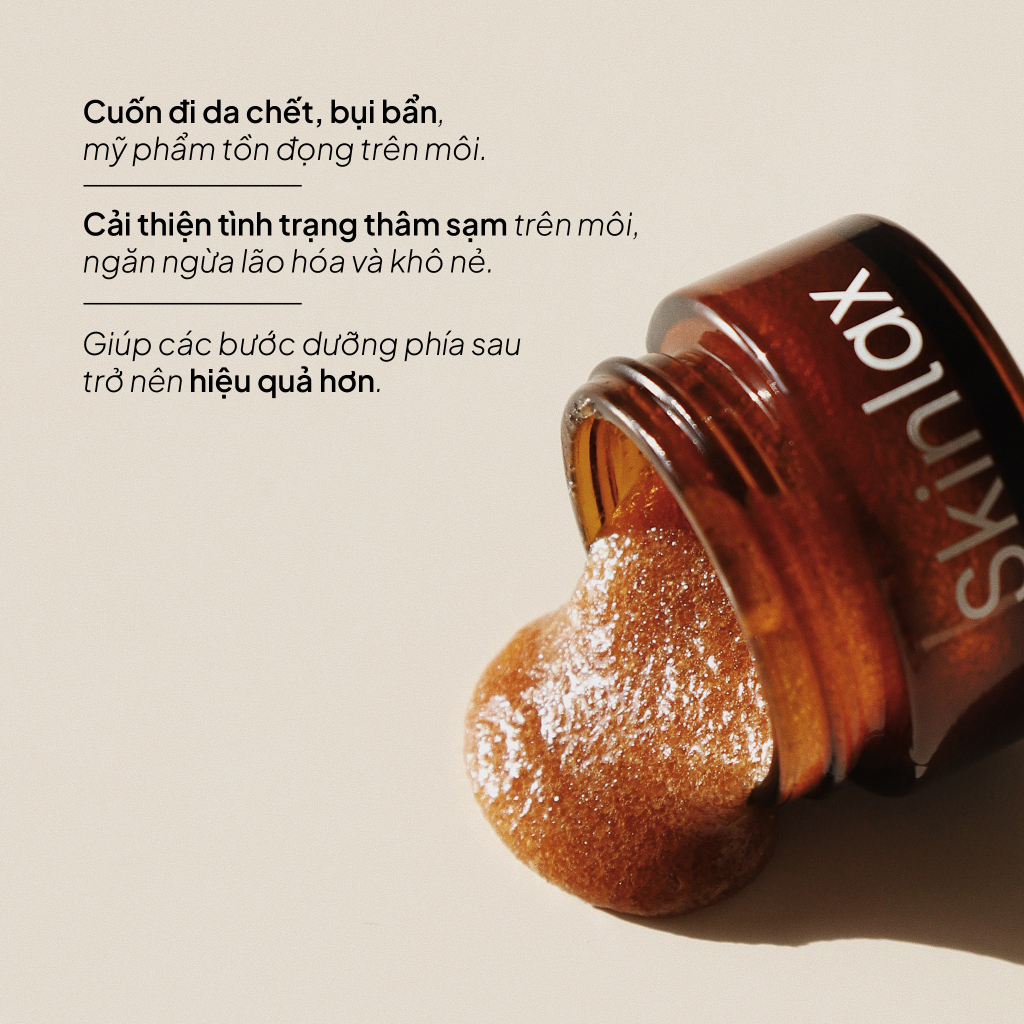 Tẩy Da Chết Môi Mật Ong Gừng SKINLAX (20g)