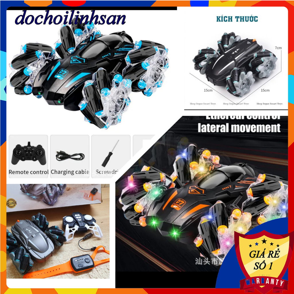 (Tặng Kèm 5 Viên Pin)ĐỒ CHƠI XE ĐỊA HÌNH ĐIỀU KHIỂN TỪ XA