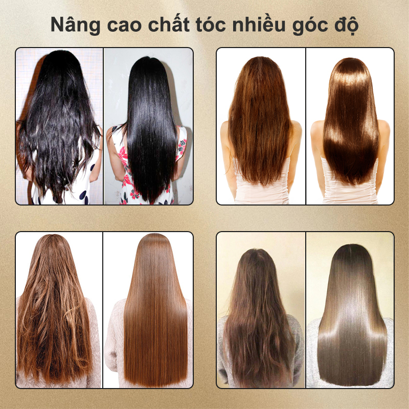 Kem ủ tóc Keratin mặt nạ tóc kem duỗi tóc chăm sóc tóc mềm mượt phục hồi tóc hư tổn  khô dưỡng ẩm trơn mượt 500G