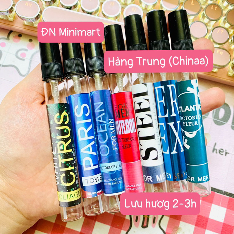 Xịt thơm body mist nam Bath Fleur nội địa Trung 10ml