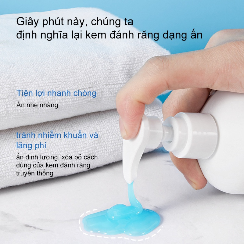 Kem Đánh Răng Làm Trắng Răng Giảm Vết Ố Vàng Trên Răng giảm sâu răng Giữ Hơi Thở Thơm Mát 250g