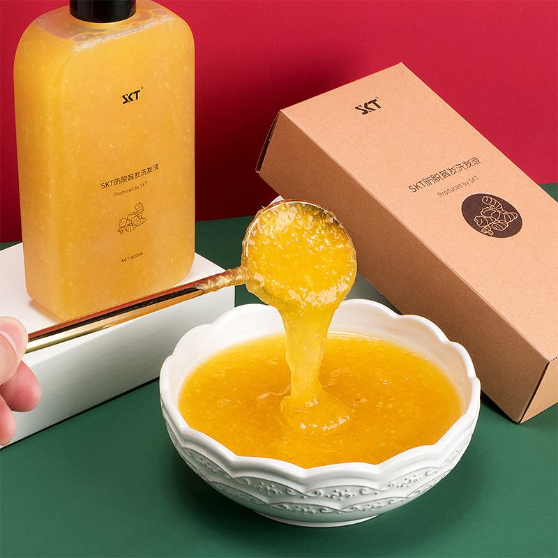 Dầu Gội Gừng Mọc Tóc đầu làm rậm tóc kiểm soát dầu loại bỏ gàu 400ml Kích thích mọc tóc tươi dầu gội chống rụng tóc