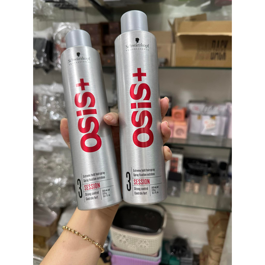Gôm/Keo xịt tóc osis+ 3 Session Finish 300ml Hàng chính hãng,Tem phụ chữ Trung Quốc
