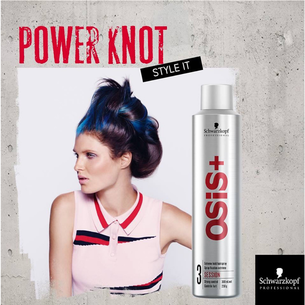 Gôm/Keo xịt tóc osis+ 3 Session Finish 300ml Hàng chính hãng,Tem phụ chữ Trung Quốc