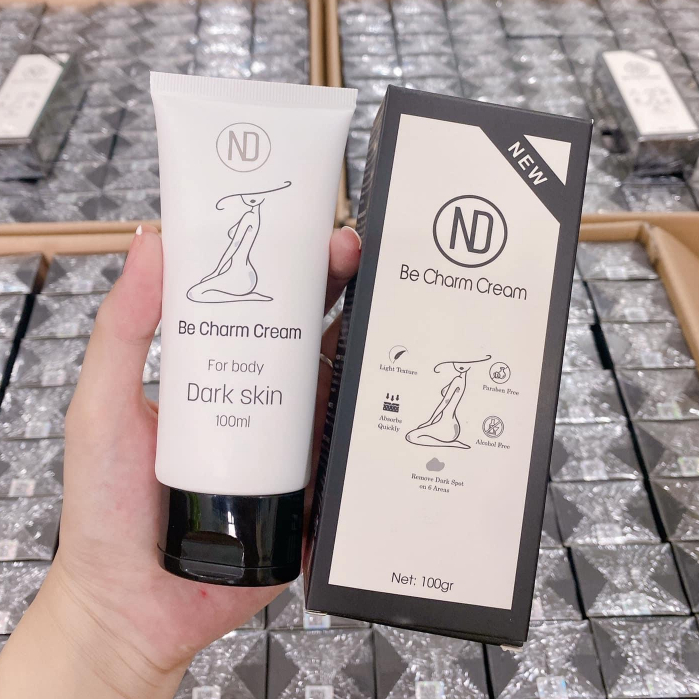 [CHÍNH HÃNG – MẪU MỚI] Kem Làm Sáng Da Đa Năng ND Be Charm Cream Dark Skin – Dưỡng Ẩm, Giảm Thâm.