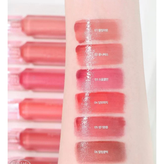 Son Tint Bóng Peripera Bare Water Tint (đủ các mã màu)