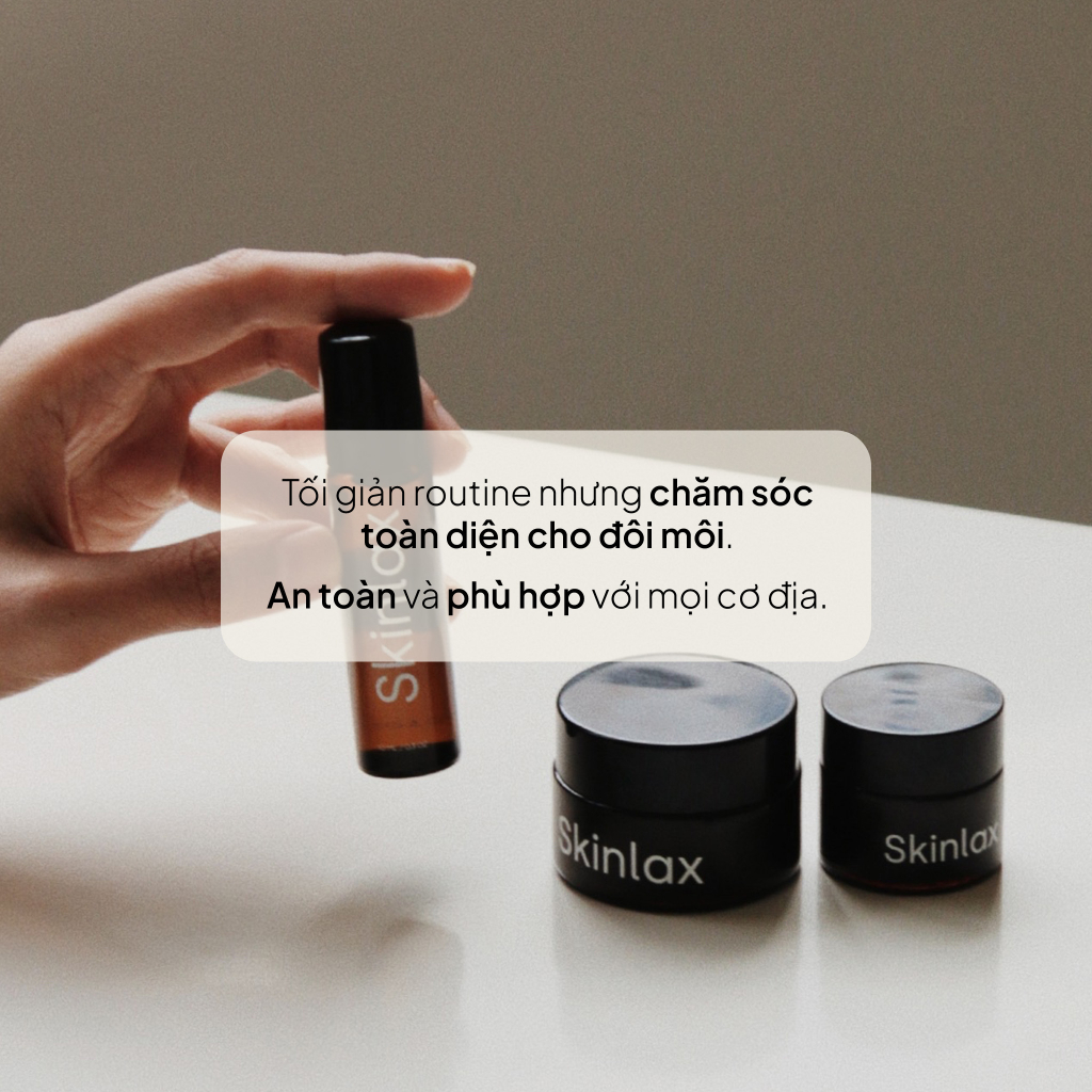 Combo Dưỡng Mắt, Giảm Thâm, Dưỡng Hồng Môi SKINLAX