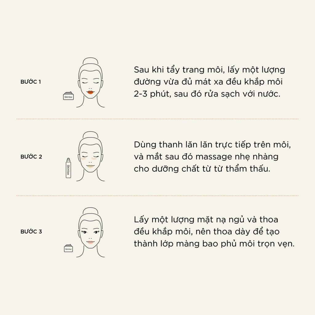 Combo Dưỡng Mắt, Giảm Thâm, Dưỡng Hồng Môi SKINLAX