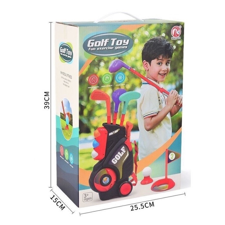 Đồ Chơi Cho Bé, Đồ Chơi Gậy Golf Bằng Nhựa Cao Cấp, Đồ chơi Thể Thao, Đồ Chơi Thông Minh, Có Thể Đeo Và Kéo Dành Cho Bé