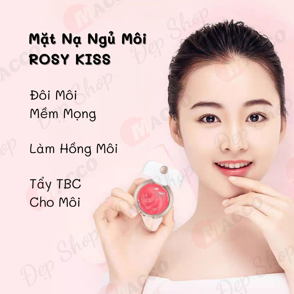 Mặt Nạ Ngủ Làm Hồng Môi KISS PONY, Dưỡng Ẩm Sâu, Cho Đôi Môi Căng Mọng, Ửng Hổng Tươi Trẻ
