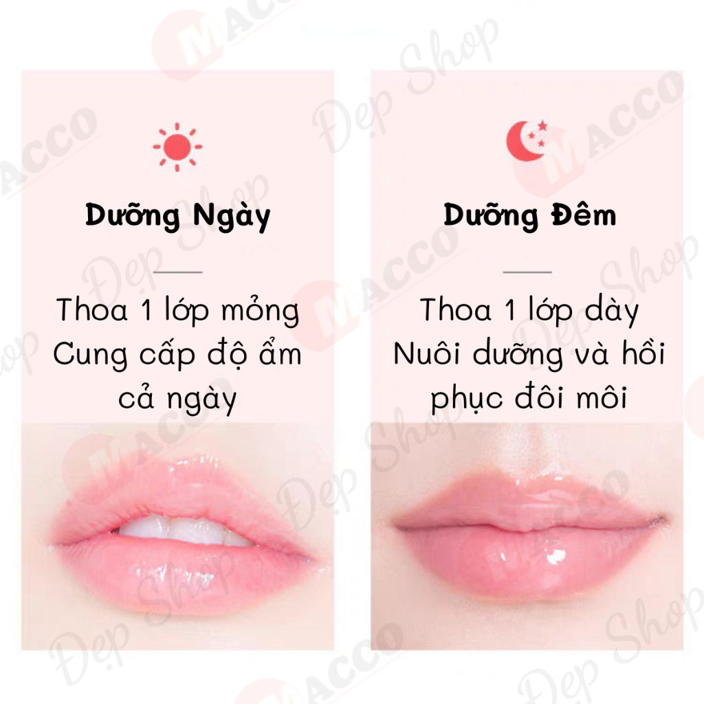 Mặt Nạ Ngủ Làm Hồng Môi KISS PONY, Dưỡng Ẩm Sâu, Cho Đôi Môi Căng Mọng, Ửng Hổng Tươi Trẻ