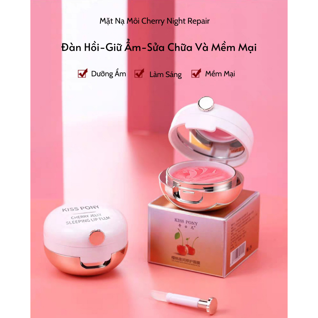Mặt Nạ Ủ Môi Dưỡng Hồng KISS PONY Giúp Môi Căng Mọng, Mềm Mịn, Tẩy Da Chết Cho Môi – Bitishop