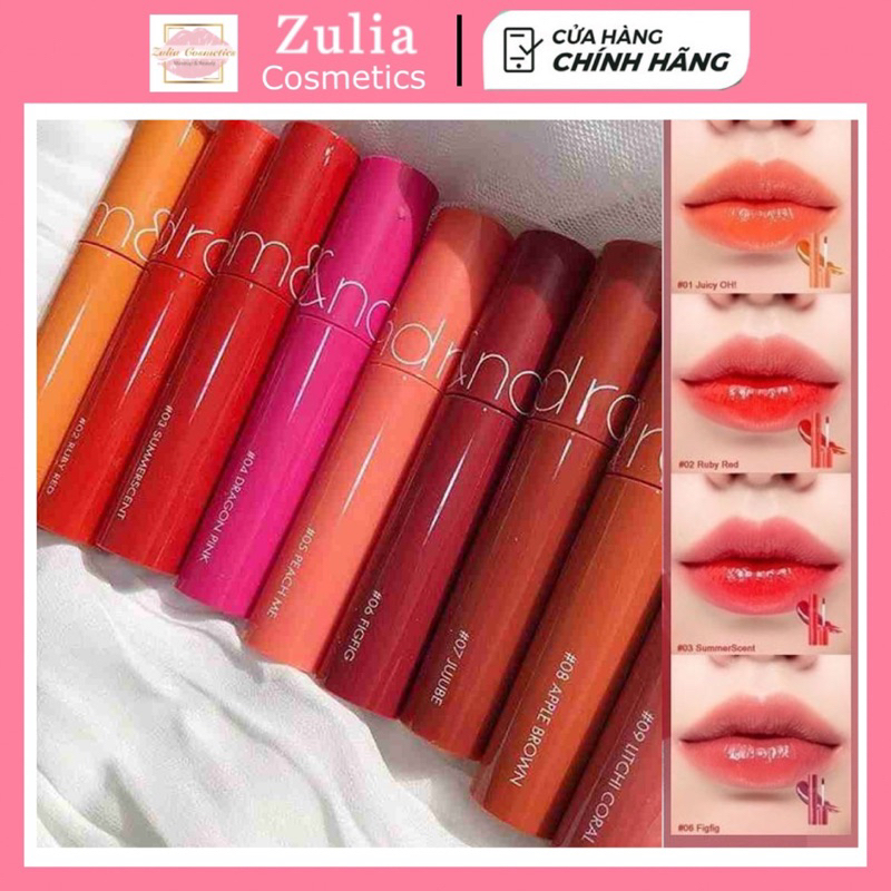[FREE SHIP] Son Romand Juicy Tint 23 Nucadamia căng mọng môi