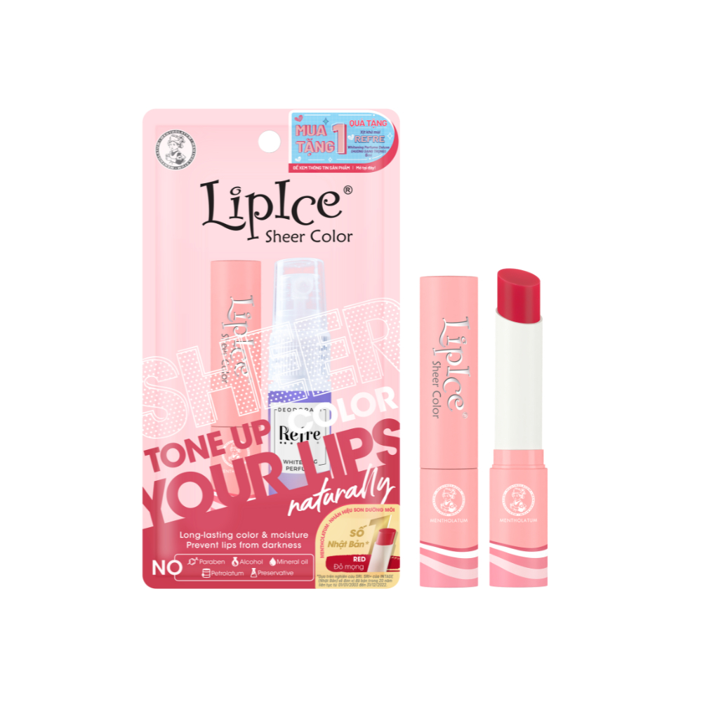 Son dưỡng có màu hiệu chỉnh sắc môi Lipice Sheer Color 2.4g
