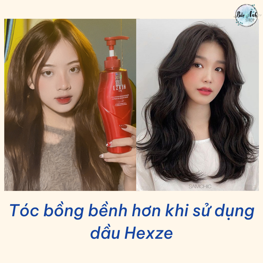 Cặp dầu gội xả Hexze Pro giảm bết tóc, dưỡng tóc mềm mượt