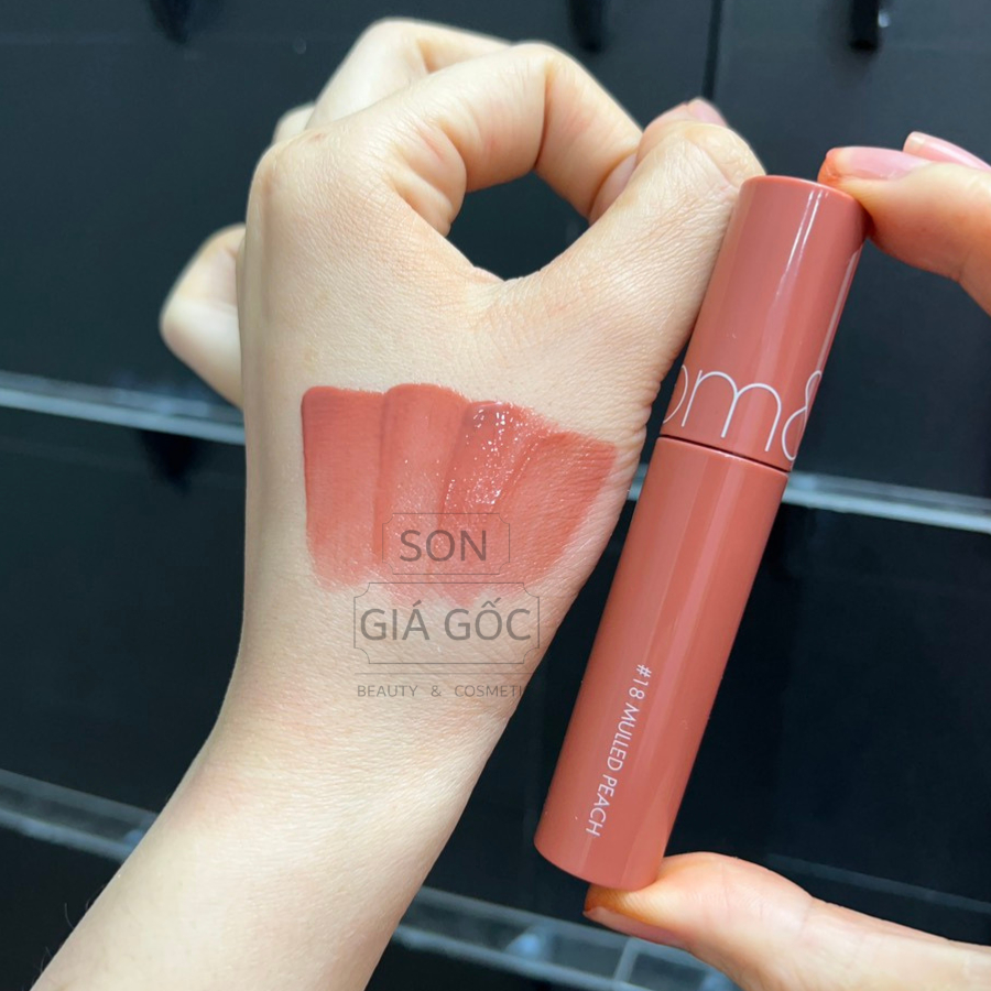 Son R.omand bóng màu 21 đỏ mận (R.omand Juicy Lasting Tint 21)