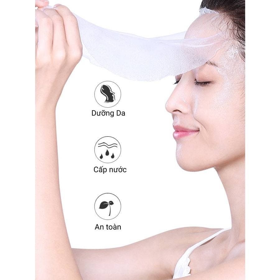 Mặt Nạ Dưỡng Da, Mặt Nạ Dưỡng Trắng Cấp Ẩm Mờ Thâm Bổ Sung Collagen Tinh Chất Ốc Sên