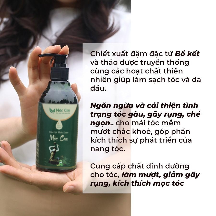 Dầu gội thảo dược giảm rụng tóc, bạc tóc, kích thích mọc tóc 500ML