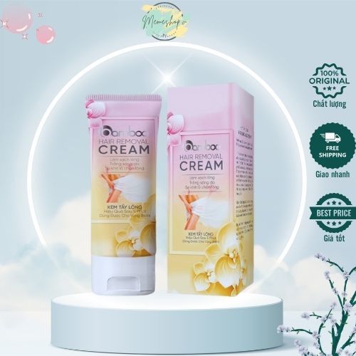 Kem Tẩy Lông BamBoo Sạch Lông Hiệu Quả Sáng Da 60ml
