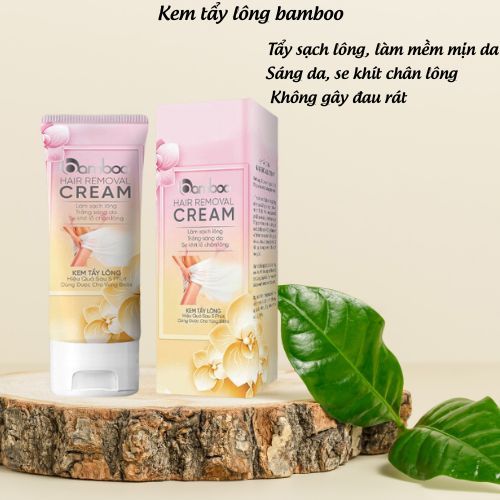 Kem Tẩy Lông BamBoo Sạch Lông Hiệu Quả Sáng Da 60ml