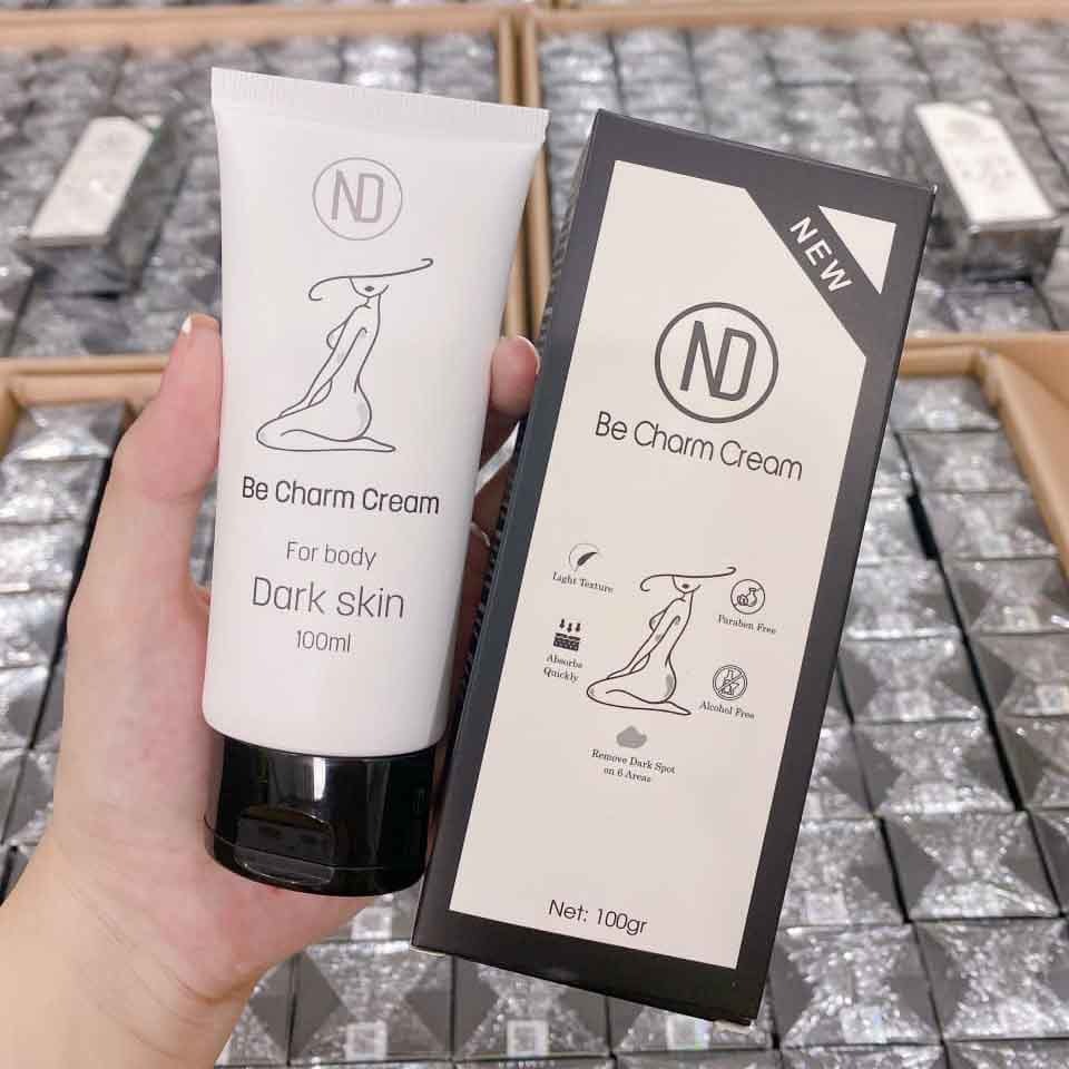 Kem Làm Sáng Da Xoá Thâm Vòng 3 – Nách – Đầu Gối – Khuỷu Tay – Bikini – Hồng nhũ hoa Be Charm Cream 6️⃣ in 1️⃣ số 1 VN