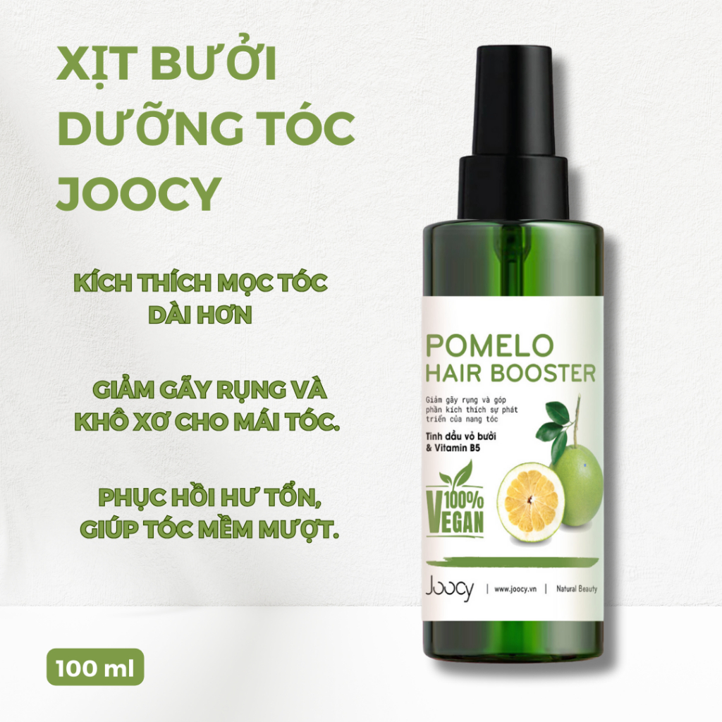Xịt bưởi dưỡng tóc Joocy 100ml giúp giảm gãy rụng và kích mọc tóc nhanh