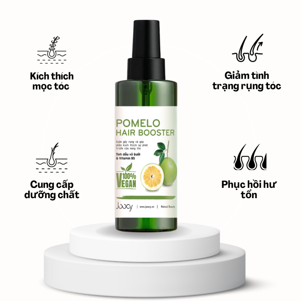Xịt bưởi dưỡng tóc Joocy giảm gãy rụng kích mọc tóc 100ml